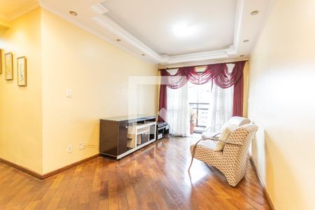 Sala de apartamento à venda com 3 quartos, 79m² em Vila Curuçá, Santo André