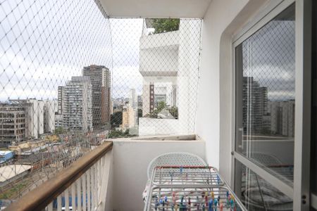 Sacada Sala de apartamento à venda com 4 quartos, 127m² em Vila Clementino, São Paulo