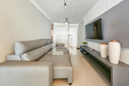 Sala de apartamento para alugar com 3 quartos, 138m² em Barra Funda, Guarujá
