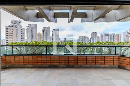 Varanda de apartamento para alugar com 4 quartos, 293m² em Paraíso do Morumbi, São Paulo