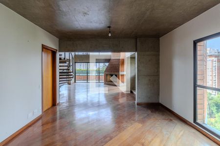 Sala de apartamento para alugar com 4 quartos, 293m² em Paraíso do Morumbi, São Paulo