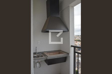 Varanda gourmet de apartamento para alugar com 2 quartos, 54m² em Vila Metalúrgica, Santo André