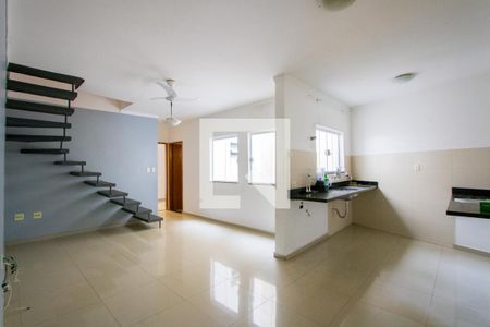 Sala de apartamento à venda com 2 quartos, 95m² em Vila Bela Vista, Santo André