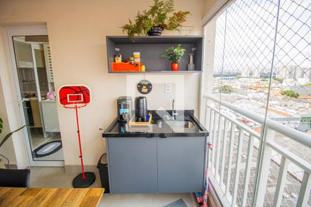 Varanda da Sala de apartamento à venda com 3 quartos, 82m² em Vila Guilherme, São Paulo