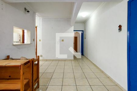 Sala de apartamento para alugar com 1 quarto, 60m² em Boqueirão, Praia Grande