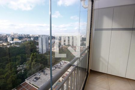 Varanda da Sala de apartamento à venda com 3 quartos, 79m² em Chácara Agrindus, Taboão da Serra