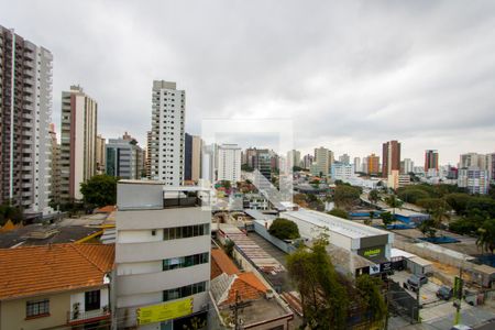 Vista da sala de apartamento à venda com 3 quartos, 97m² em Vila Bastos, Santo André