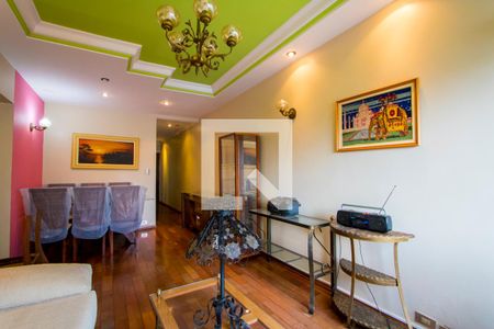 Sala de apartamento à venda com 3 quartos, 97m² em Vila Bastos, Santo André