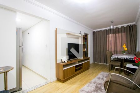 Sala de apartamento para alugar com 2 quartos, 43m² em Parque São Vicente, Mauá