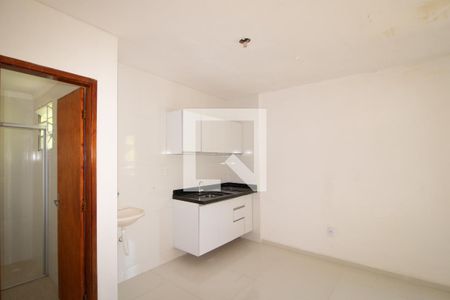 Quarto e Cozinha de kitnet/studio para alugar com 1 quarto, 28m² em Vila Gustavo, São Paulo