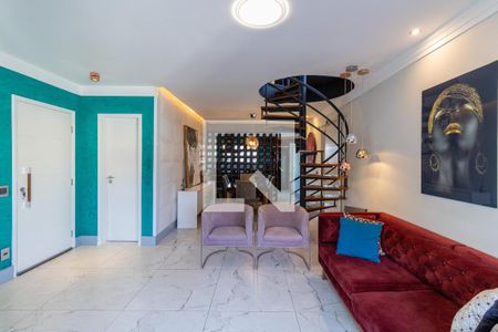 Sala de apartamento para alugar com 3 quartos, 198m² em Real Parque, São Paulo