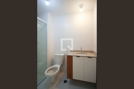 Banheiro de kitnet/studio à venda com 1 quarto, 24m² em Vila Olímpia, São Paulo