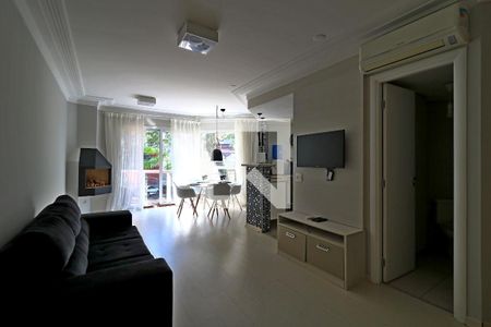 Sala de apartamento para alugar com 1 quarto, 82m² em Jardim, Santo André