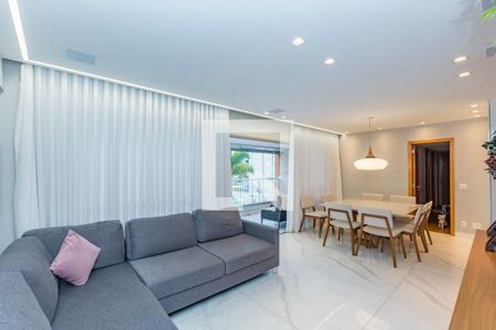 Sala de apartamento para alugar com 4 quartos, 142m² em Vale do Sereno, Nova Lima