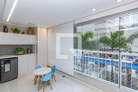 Varanda da Sala de apartamento à venda com 4 quartos, 142m² em Vale do Sereno, Nova Lima