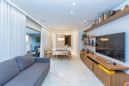 Sala de apartamento para alugar com 4 quartos, 142m² em Vale do Sereno, Nova Lima