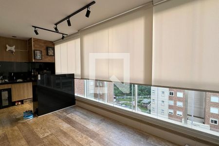 Varanda gourmet de apartamento à venda com 3 quartos, 140m² em Centro Empresarial Tamboré, Santana de Parnaíba