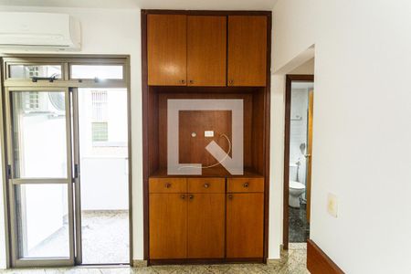 Armário da Sala de apartamento à venda com 1 quarto, 43m² em Santo Antônio, Belo Horizonte