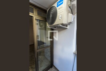 Varanda da Sala de apartamento à venda com 1 quarto, 43m² em Santo Antônio, Belo Horizonte