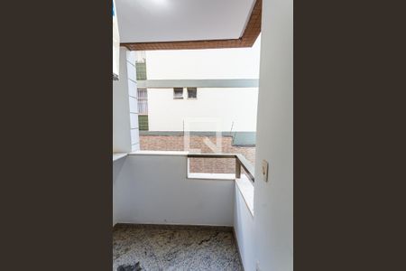 Varanda da Sala de apartamento à venda com 1 quarto, 43m² em Santo Antônio, Belo Horizonte