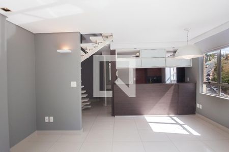 sala de apartamento à venda com 1 quarto, 65m² em Vale do Sereno, Nova Lima