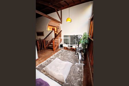 sala 3 de casa de condomínio à venda com 4 quartos, 442m² em Vile de Montagne, Nova Lima
