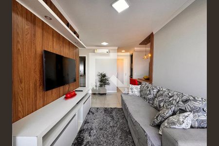 Sala de apartamento à venda com 2 quartos, 62m² em Vila Apiai, Santo André