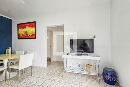 Sala de apartamento para alugar com 1 quarto, 45m² em Jardim Virginia, Guarujá