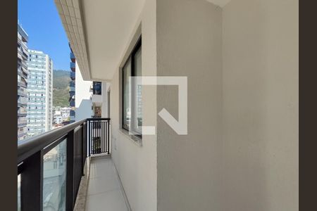 Varanda da Sala de apartamento à venda com 2 quartos, 63m² em Tijuca, Rio de Janeiro