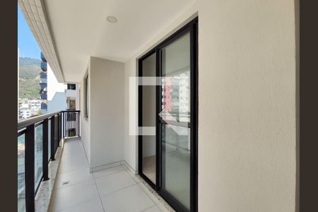 Varanda da Sala de apartamento à venda com 2 quartos, 63m² em Tijuca, Rio de Janeiro