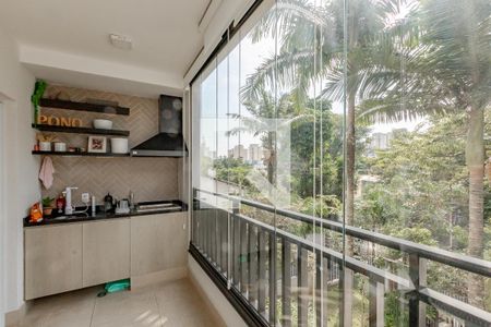 Varanda de apartamento à venda com 2 quartos, 75m² em Campo Belo, São Paulo