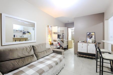 Sala de apartamento à venda com 1 quarto, 78m² em Auxiliadora, Porto Alegre