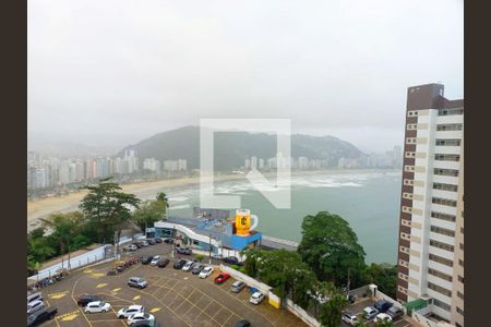 Vista da Sala de apartamento para alugar com 1 quarto, 38m² em Ilha Porchat, São Vicente