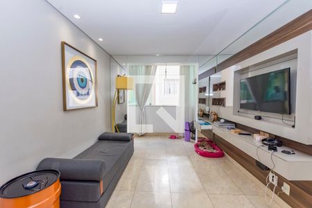 Sala de apartamento à venda com 2 quartos, 75m² em Havaí, Belo Horizonte