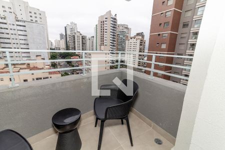 Varanda de kitnet/studio para alugar com 1 quarto, 24m² em Perdizes, São Paulo