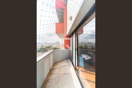 Varanda da Sala de apartamento à venda com 3 quartos, 140m² em Vila Assunção, Santo André