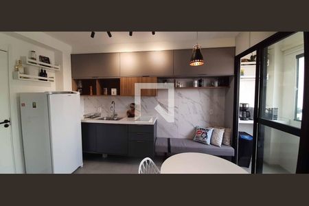 Cozinha de apartamento à venda com 1 quarto, 24m² em Bonfim, Osasco