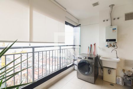 Varanda  de apartamento à venda com 2 quartos, 55m² em Tatuapé, São Paulo