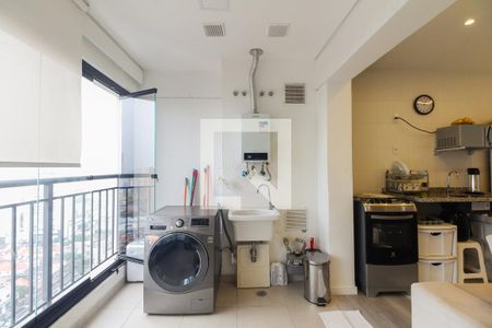 Varanda  de apartamento à venda com 2 quartos, 55m² em Tatuapé, São Paulo