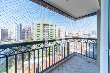 Varanda da Sala de apartamento à venda com 3 quartos, 97m² em Vila Bastos, Santo André