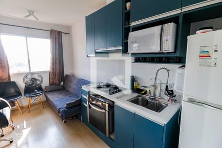 Studio à venda com 27m², 1 quarto e sem vagaSala