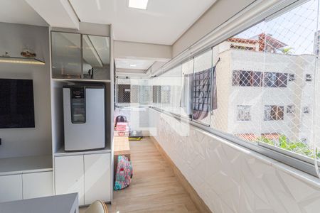 Varanda Gourmet da Sala 1 de apartamento para alugar com 3 quartos, 145m² em São Pedro, Belo Horizonte