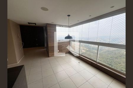 Varanda da Sala de apartamento à venda com 5 quartos, 220m² em Vila da Serra, Nova Lima