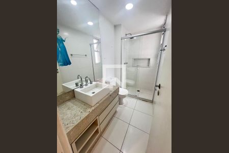 Banheiro da Suíte 1 de apartamento à venda com 5 quartos, 220m² em Vila da Serra, Nova Lima