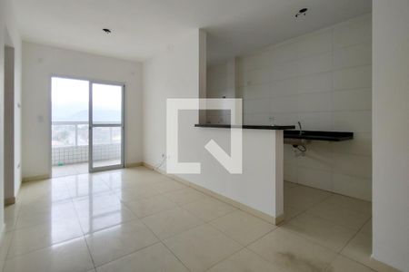 Sala de apartamento para alugar com 1 quarto, 45m² em Maracanã, Praia Grande