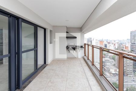 Varanda da Sala de apartamento à venda com 3 quartos, 109m² em Campo Belo, São Paulo