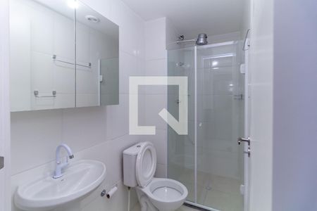 Banheiro de apartamento para alugar com 1 quarto, 25m² em Vila Prudente, São Paulo