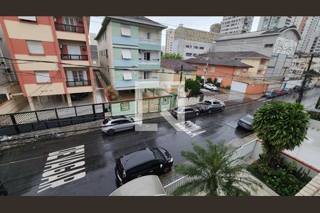 Vista da Sala de apartamento para alugar com 3 quartos, 123m² em Embaré, Santos