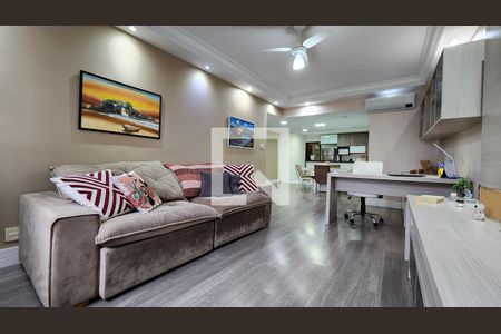 Sala de apartamento para alugar com 3 quartos, 123m² em Embaré, Santos