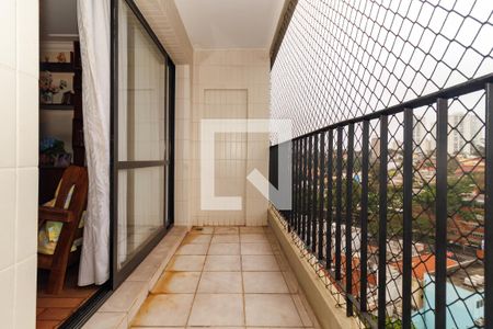 Varanda da Sala de apartamento à venda com 2 quartos, 75m² em Jardim Caboré, São Paulo